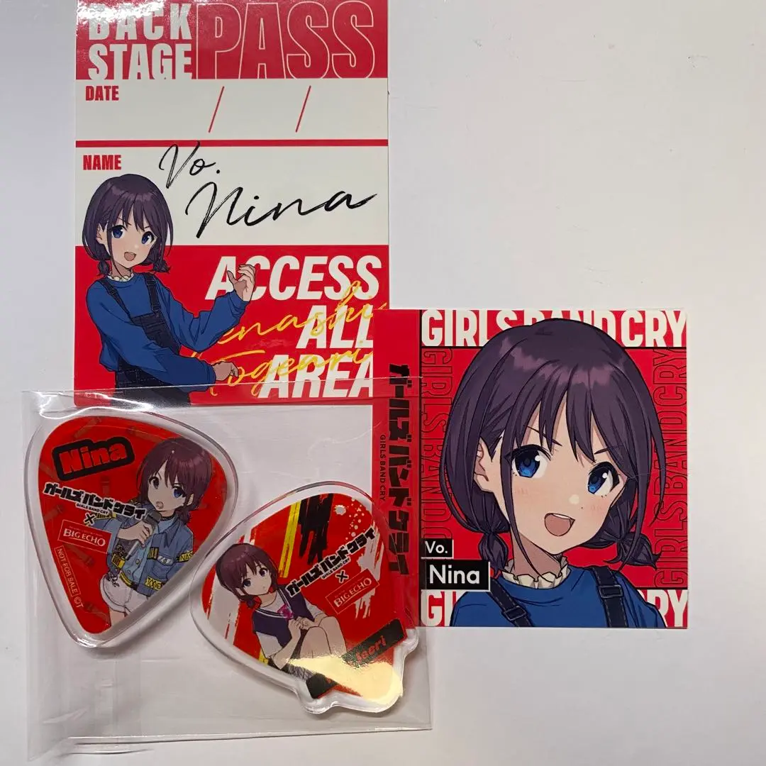 ガールズバンドクライ ヴィレッジヴァンガード ピックセット