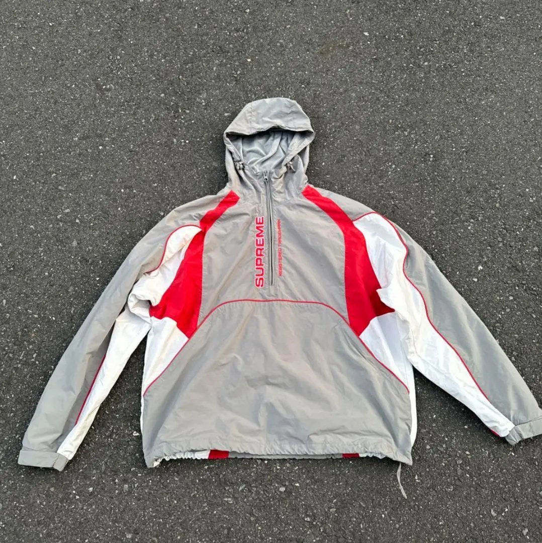 2025年最新】supreme paneled half zip pullover greyの人気