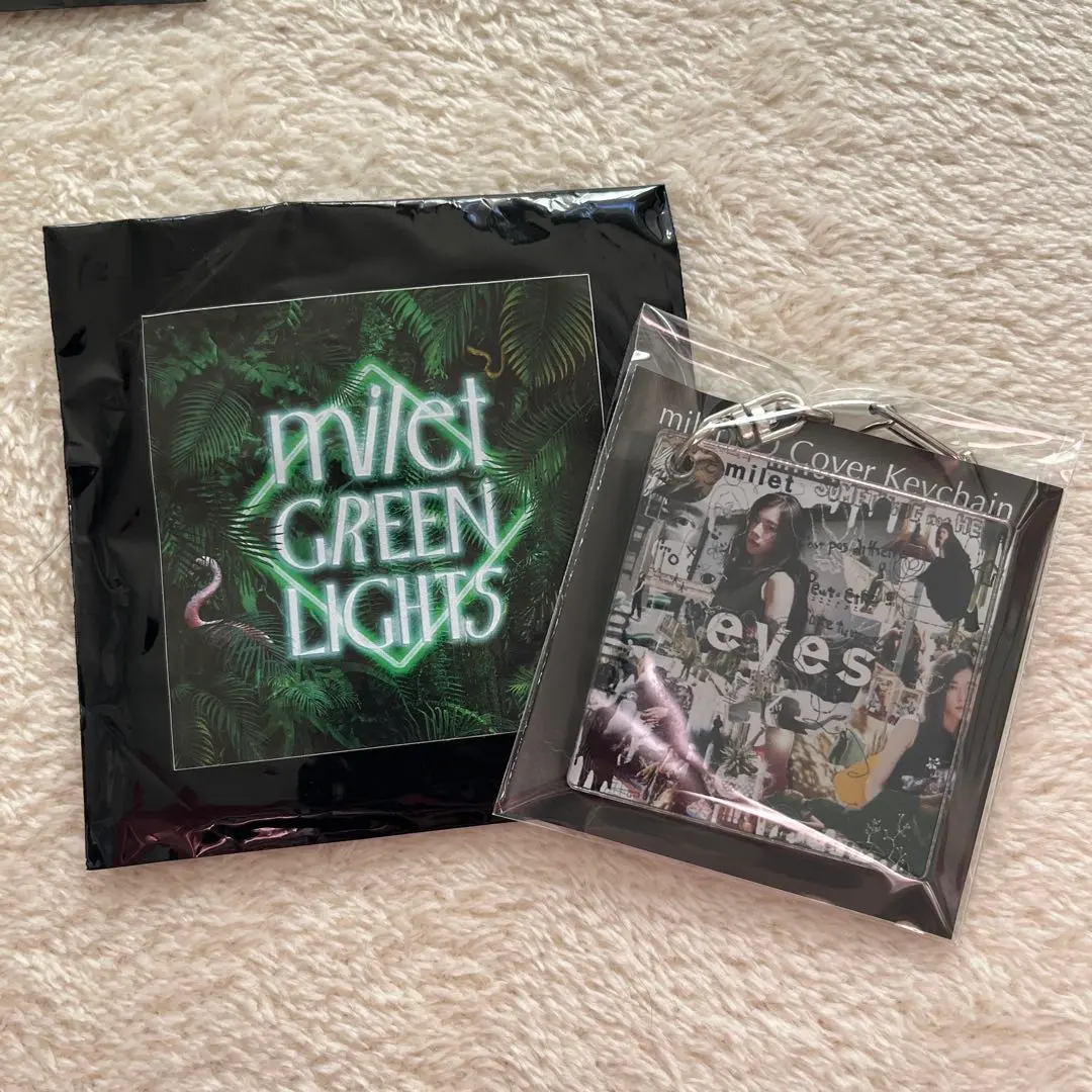 milet CDカバーキーチェーン　12種 キーチェーン milet CD Cover Key chain ミレイ ミュージシャン