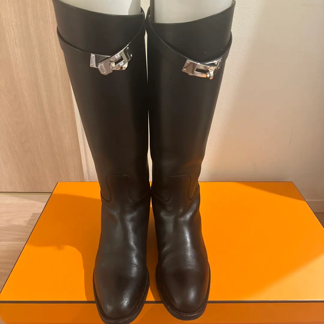 HERMES エルメス レインシューズ 黒 4103523A0075 HERMES エルメス レインシューズ 黒 4103523A0075 (HERMES