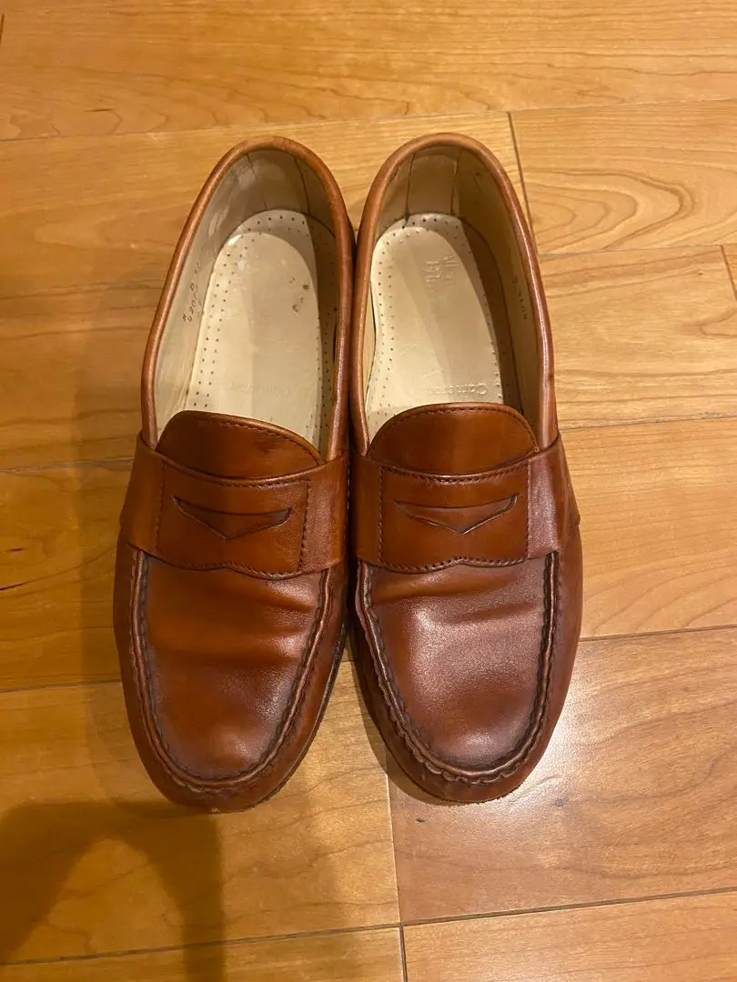 美品アレンエドモンズ　デッキシューズ29.5 Allen Edmonds - ALLEN EDMONDSキャップトゥ レザーシューズ