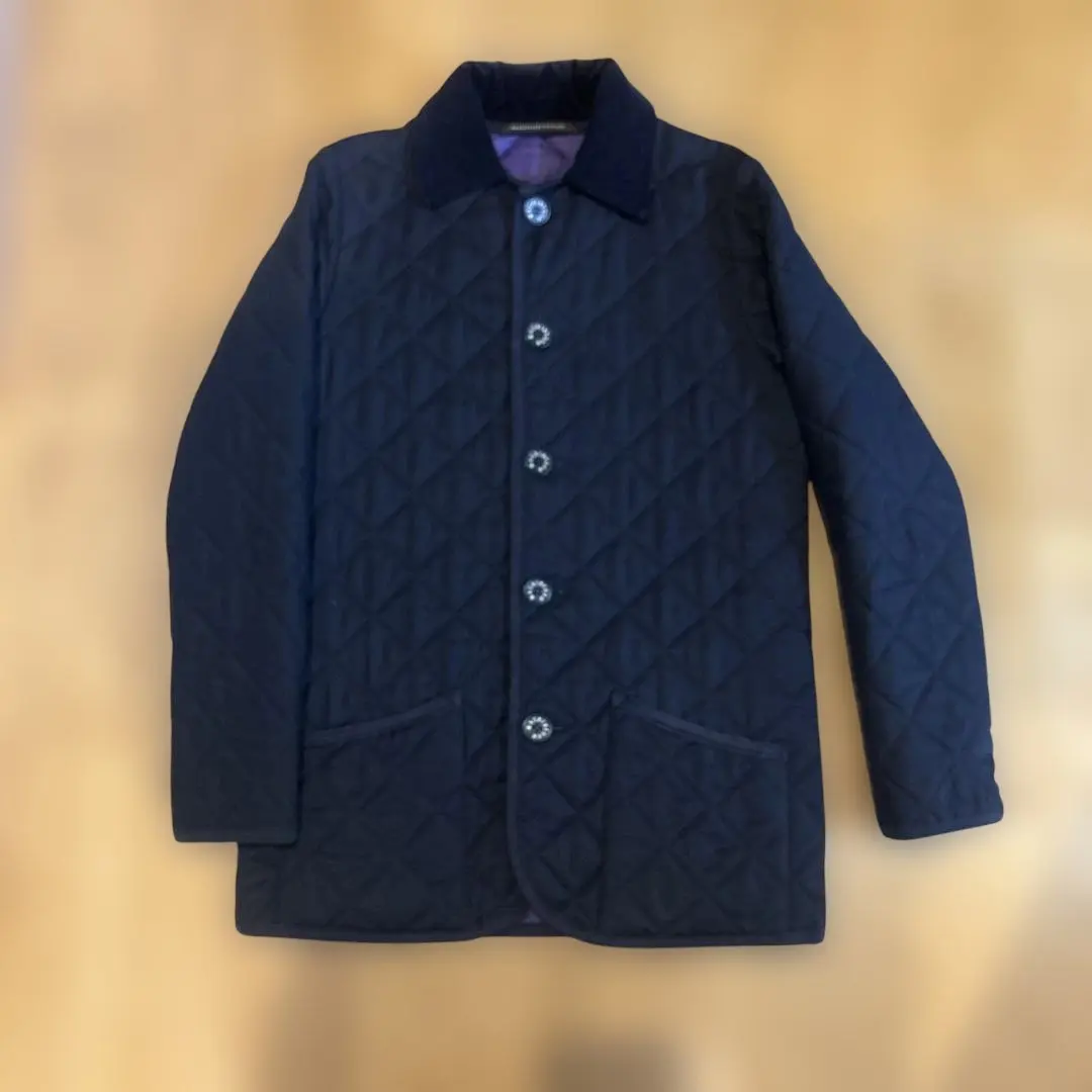 麥金托什 MACKINTOSH 羊毛 海軍藍 WAVERLY 絎縫 的縮圖