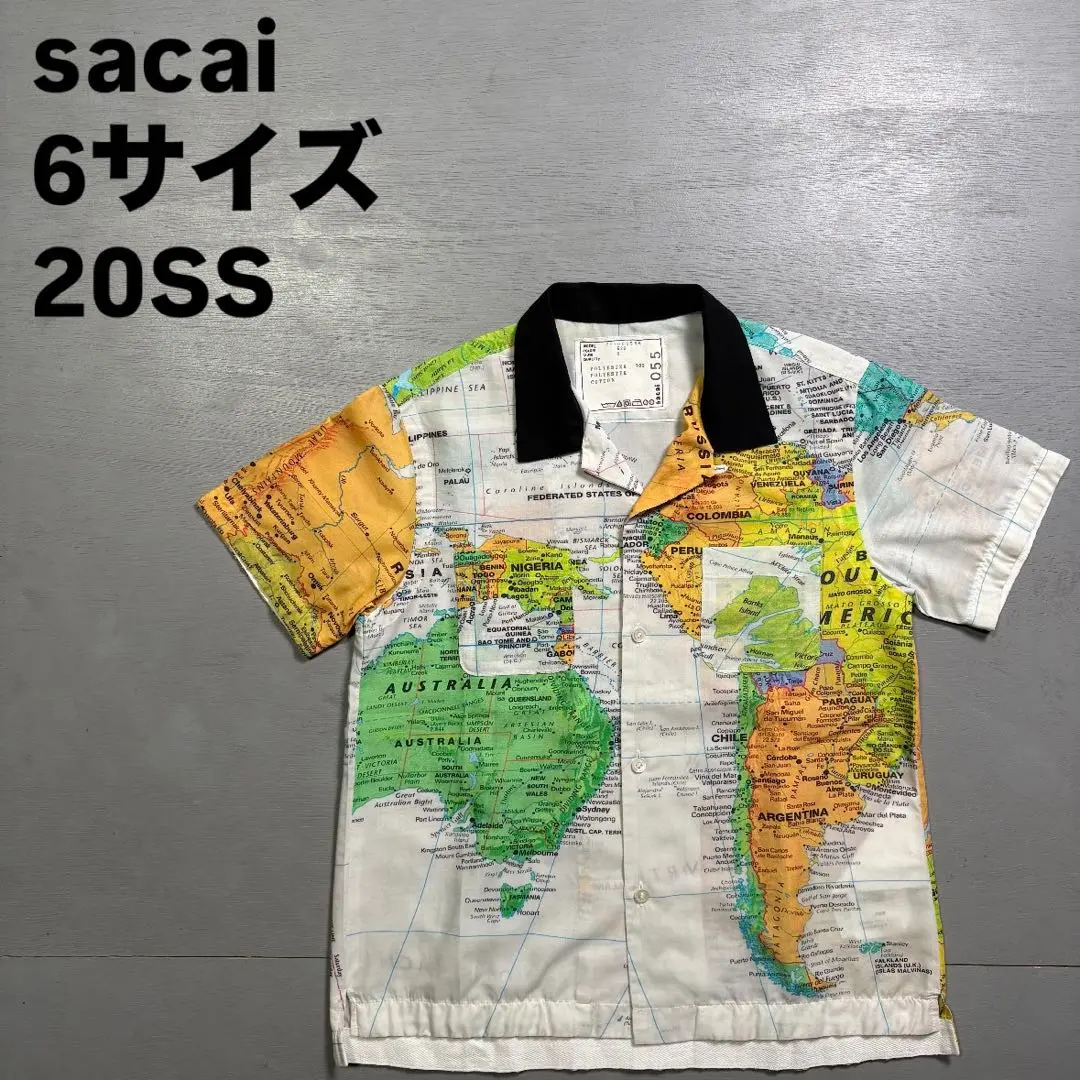 sacaiワールドマップ　MA-1 カートコバーン　サカイ 20ss Sacai MA-1 ワールドマップ ブルゾン - メルカリ