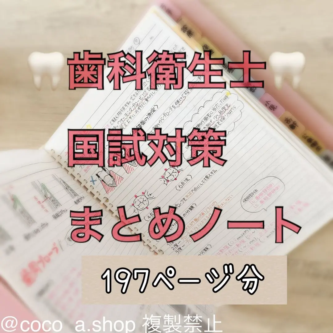 2025年最新】歯科衛生士国試対策まとめノートの人気アイテム