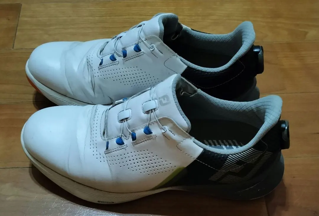 Thumbnail of FootJoy golf shoes for men, white