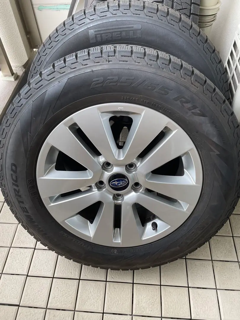 スバルアウトバックBT5純正ホイール＋ミシュラン夏タイヤ4本セット スバルアウトバックBT5純正ホイール＋ミシュラン夏タイヤ4本