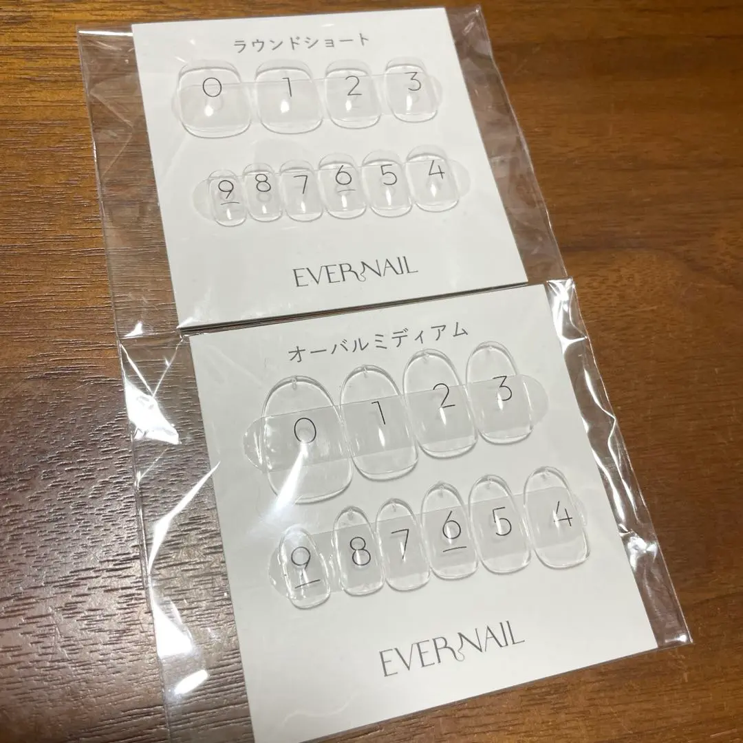 こや EVERNAILチップ valentine 001 オーバル Valentine No.001