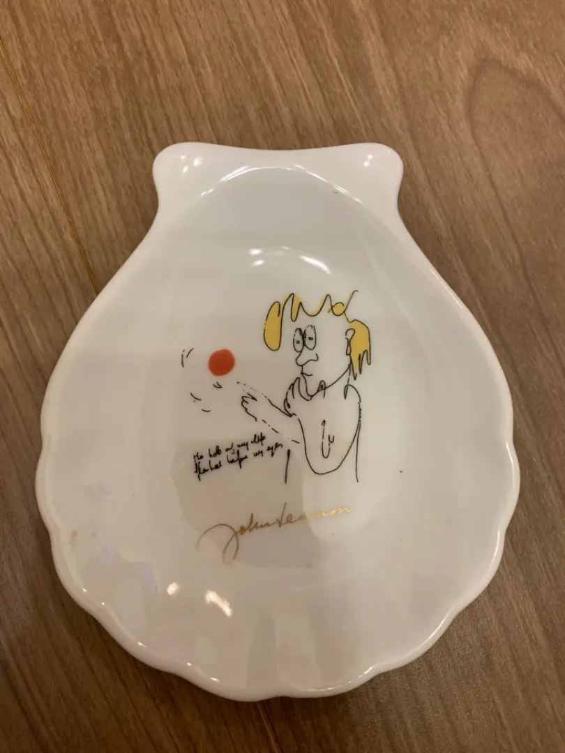 [希少] シリアルナンバー入り 限定品⭐️ジョンレノン 絵皿 プレート 3枚セット 希少] シリアルナンバー入り 限定品⭐️ジョンレノン 絵皿
