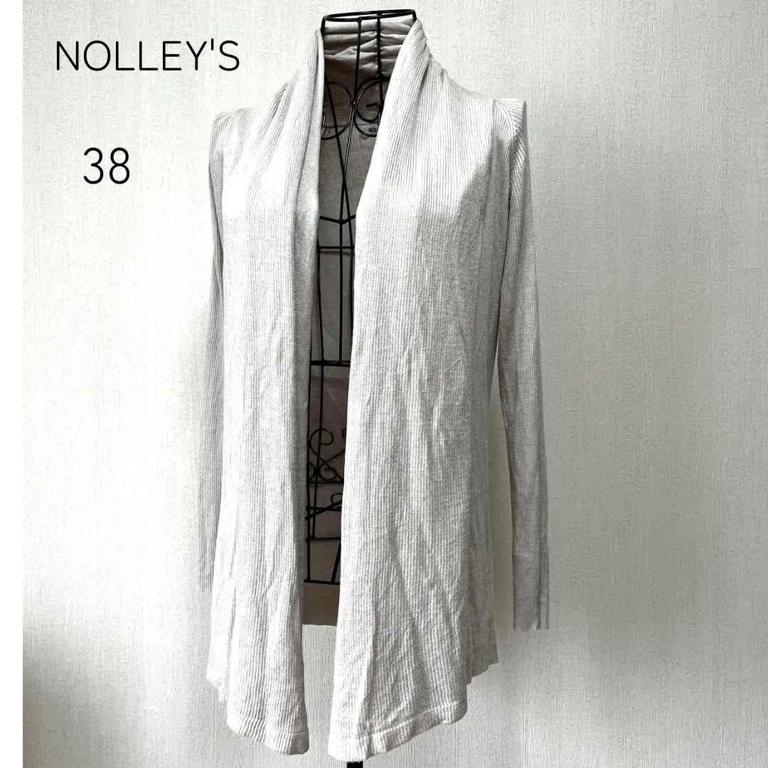 Thumbnail of NOLLEY'S Nolley's Ribbed Long Cardigan Beige 38