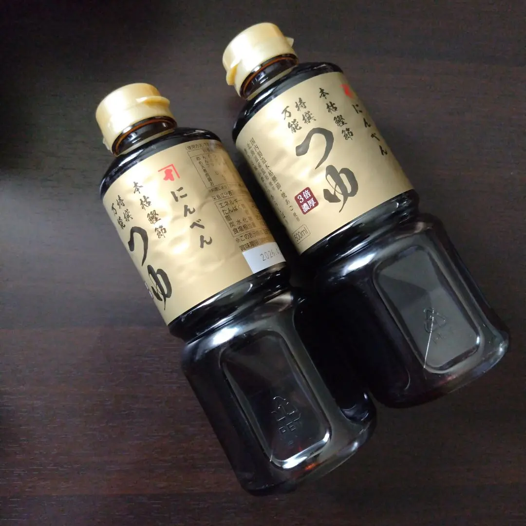 新品未開封12本入り！★にんべん 本枯鰹節使用 こだわり特撰万能つゆ★オリジナル にんべん】本枯鰹節使用こだわり特選万能つゆ✖️2本セット