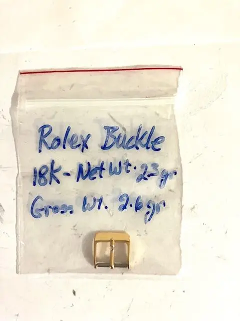 ROLEX尾錠 王冠マーク イエローゴールド Tudor 18mm刻印アリ ROLEX尾錠 王冠マーク イエローゴールド Tudor ロレックス 16mm