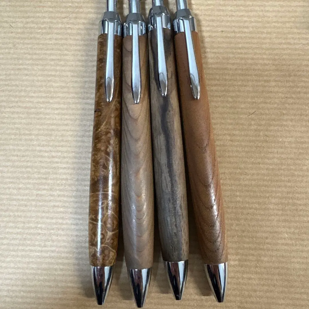 富士瘤クラフト　赤いシャープペン ストライプ模様　スタビライズ 新品登場 富士瘤クラフト スタビライズ ストライプ模様 赤い