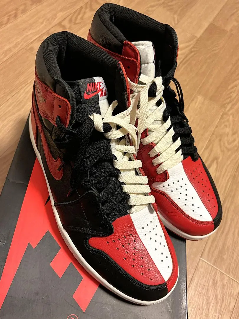 シューズ(女性用) Nike Air Jordan 1 \"Homage To Home\" Size 5M/6.5W - Jordan 1 Low SE Homage Split White Black