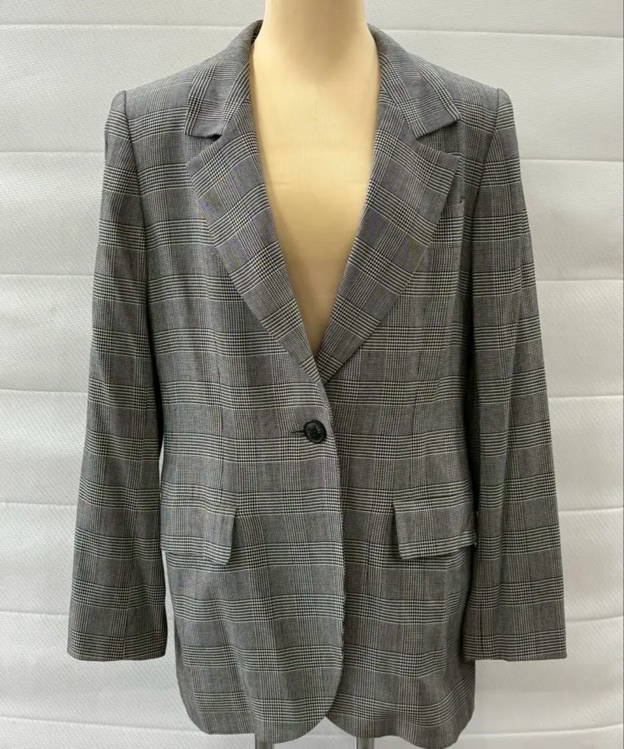 Thumbnail of Yves Saint Laurent Glen Check Blazer, Size 40