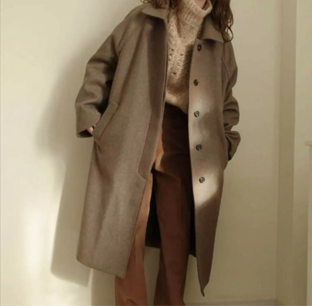 mecherie ミシェリ チェックロングコート