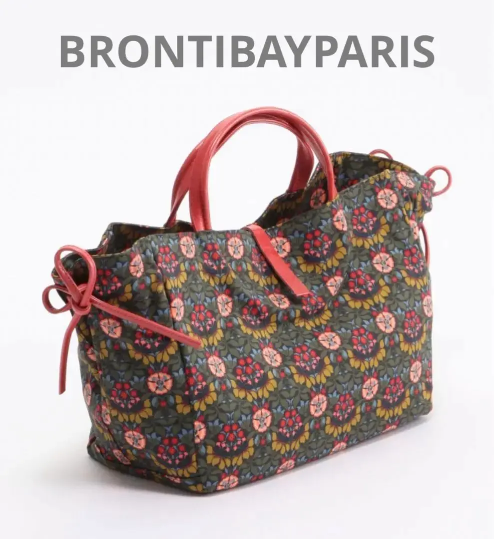 【未使用】BRONTIBAYPARIS リバティ ハンドバッグ ➕ハルメク 2025年最新】ブロンティベイパリス(brontibayparis)の人気