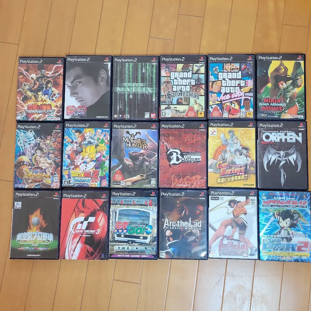 PlayStation 2 主機 遊戲軟體 18 件套 的縮圖