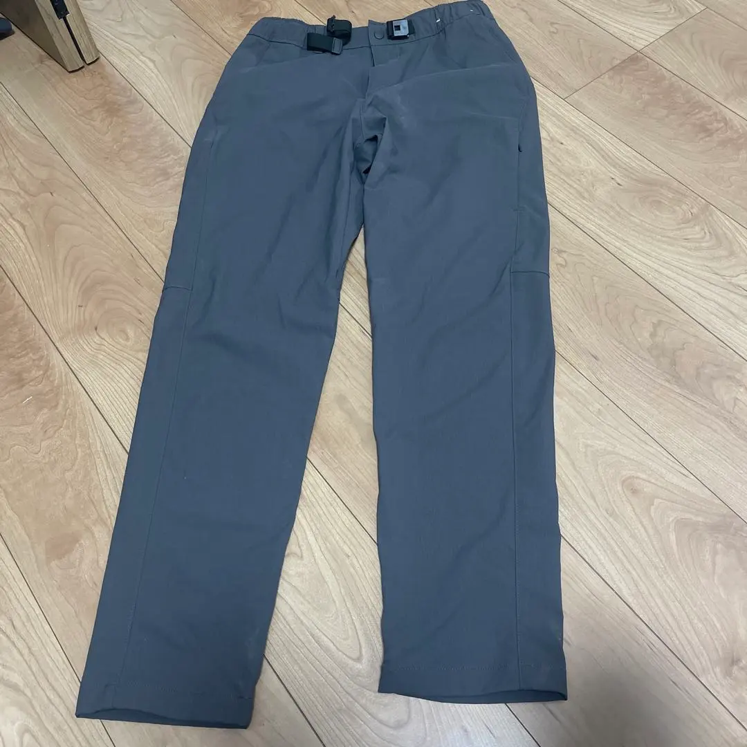 Thumbnail of ★ Uniqlo Nylon Straight Pants with Adjustable Belt