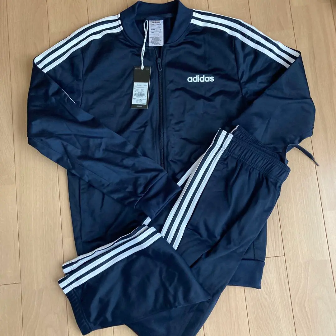 Thumbnail of Adidas Tracksuit Set, Size M, Navy/White