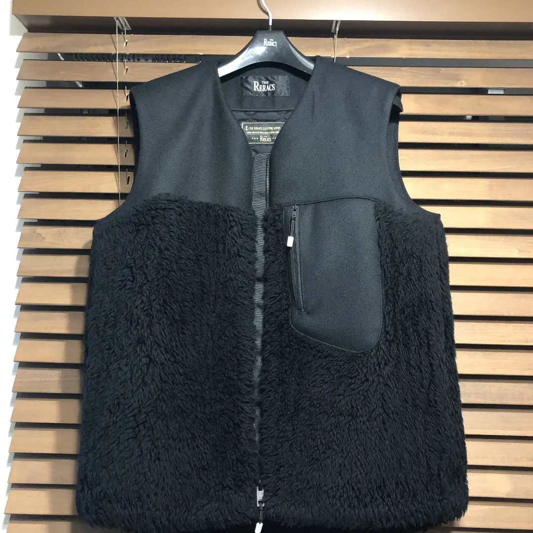 【THE RERACS】23AW ハイネックプルオーバーベスト 2fc3c30b4d435aca38cc9a4a333761