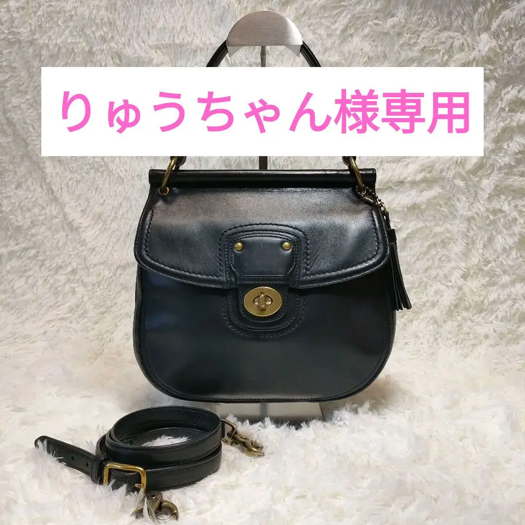 COACH レザー ショルダーバッグ 青 2025年最新】コーチ 19132の人気アイテム - メルカリ
