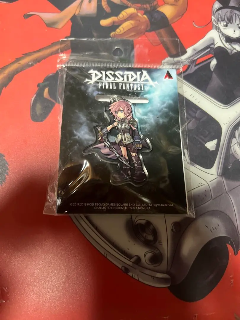 激レア　FFXIII ライトニング　モデル キーホルダー ネックレス FFXIII」のライトニングが身に着けるネックレスがキーホルダー化