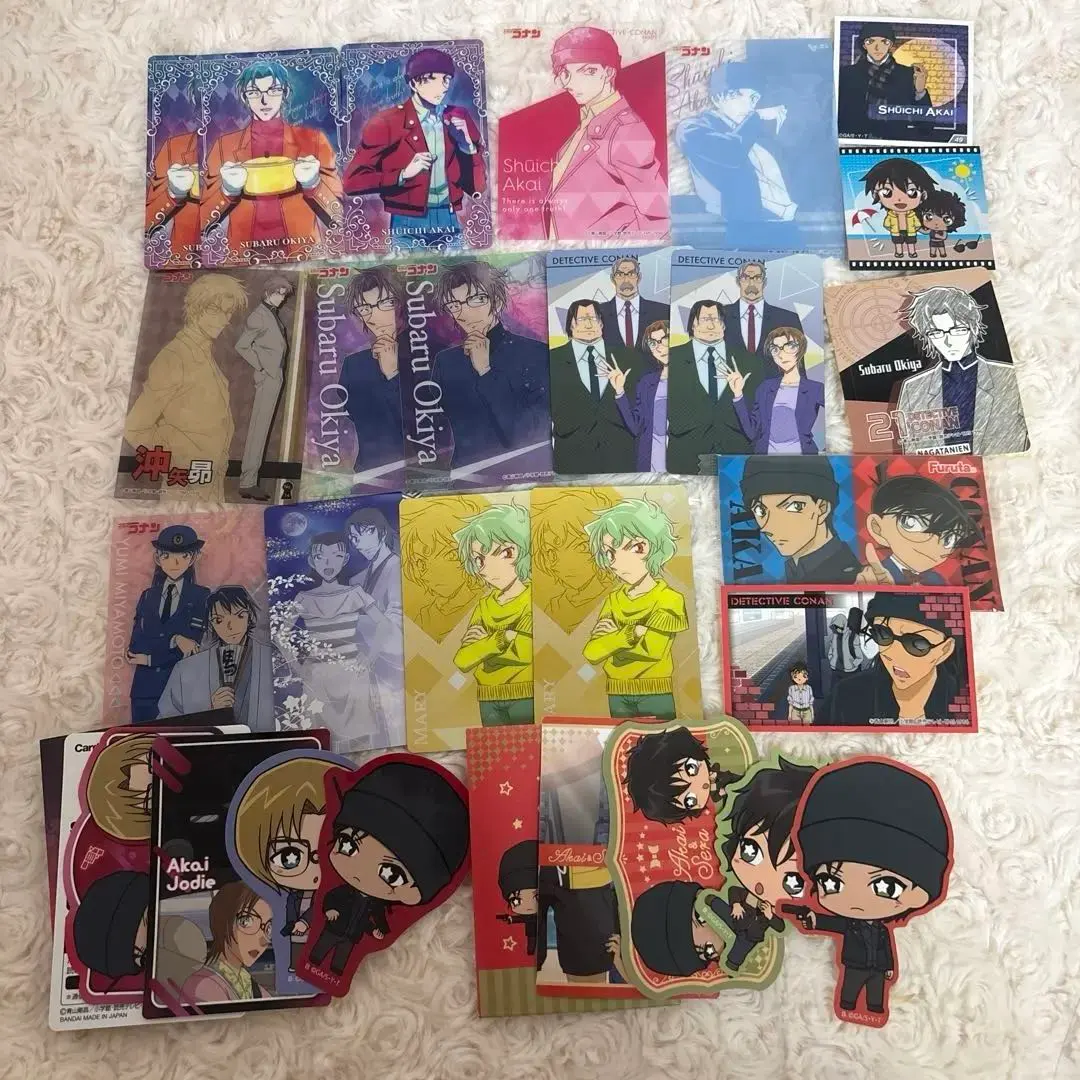 Thumbnail of Detective Conan: Shuichi Akai, Subaru Okiya, Card, Sticker, FBI, Masumi Sera, Shukichi Haneda