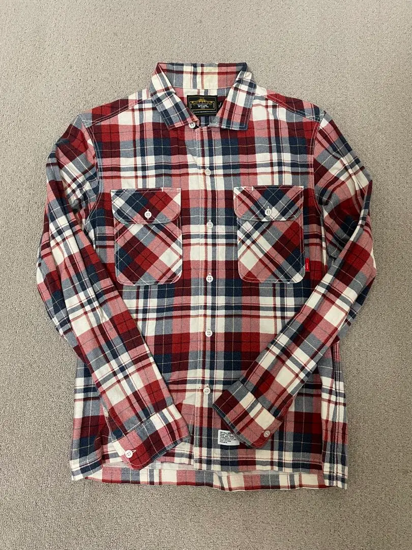 WTAPS VATOS L/S SHIRTS 長袖 チェック シャツ 2025年最新】wtaps VATOS l/sの人気アイテム - メルカリ