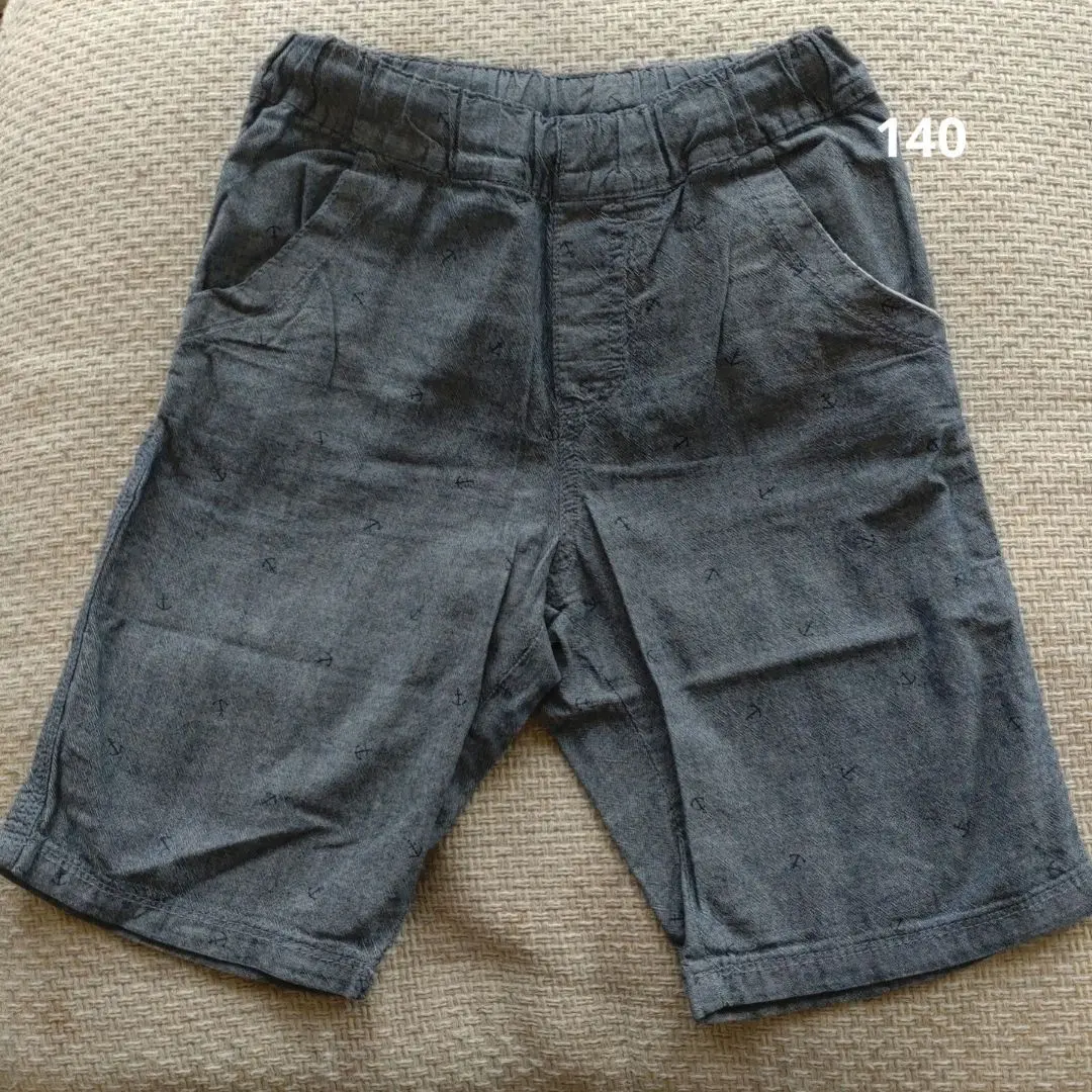 Thumbnail of ELFINDOLL CLASSIC Half Pants, Anchor Pattern, Size 140