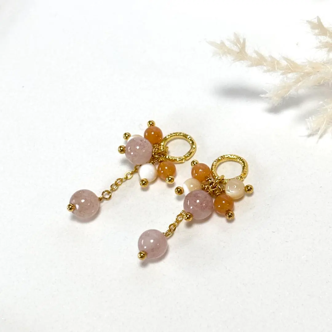 Thumbnail of Natural Stone Charm Handmade Charm Earring Charm C600