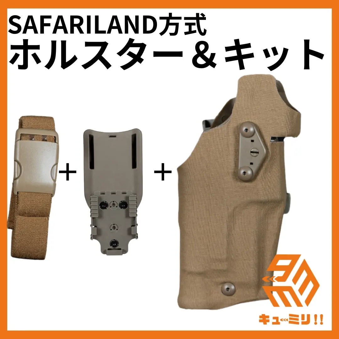 ◇SAFARILANDタイプ ホルスターキット グロック対応 右利き用 迷彩◎