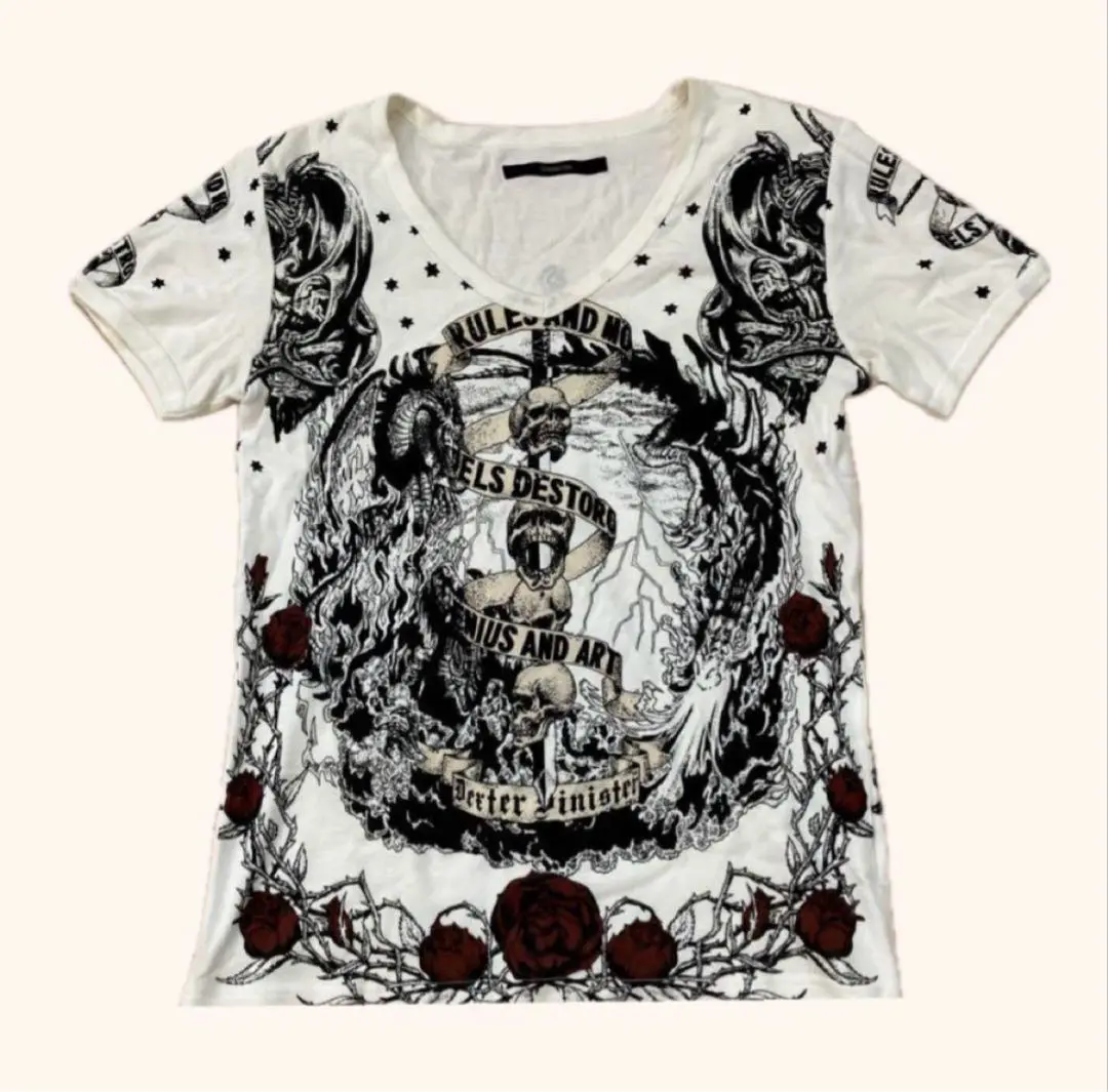 ヤスユキイシイ　紋章プリントTシャツ 新品タグ付き YASUYUKI ISHII ヤスユキイシイ