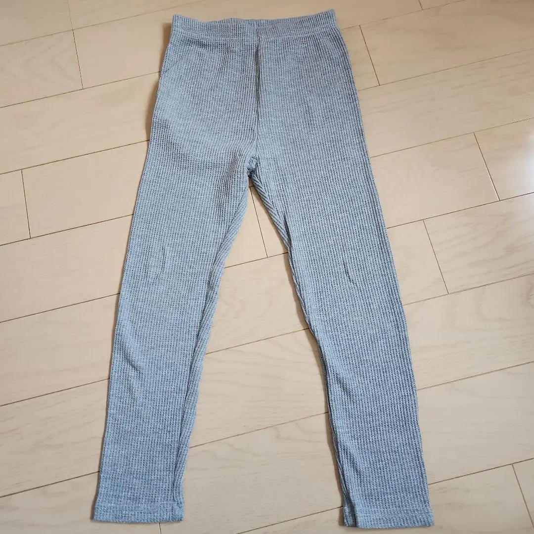 Thumbnail of Waffle Gray Leggings Size 120