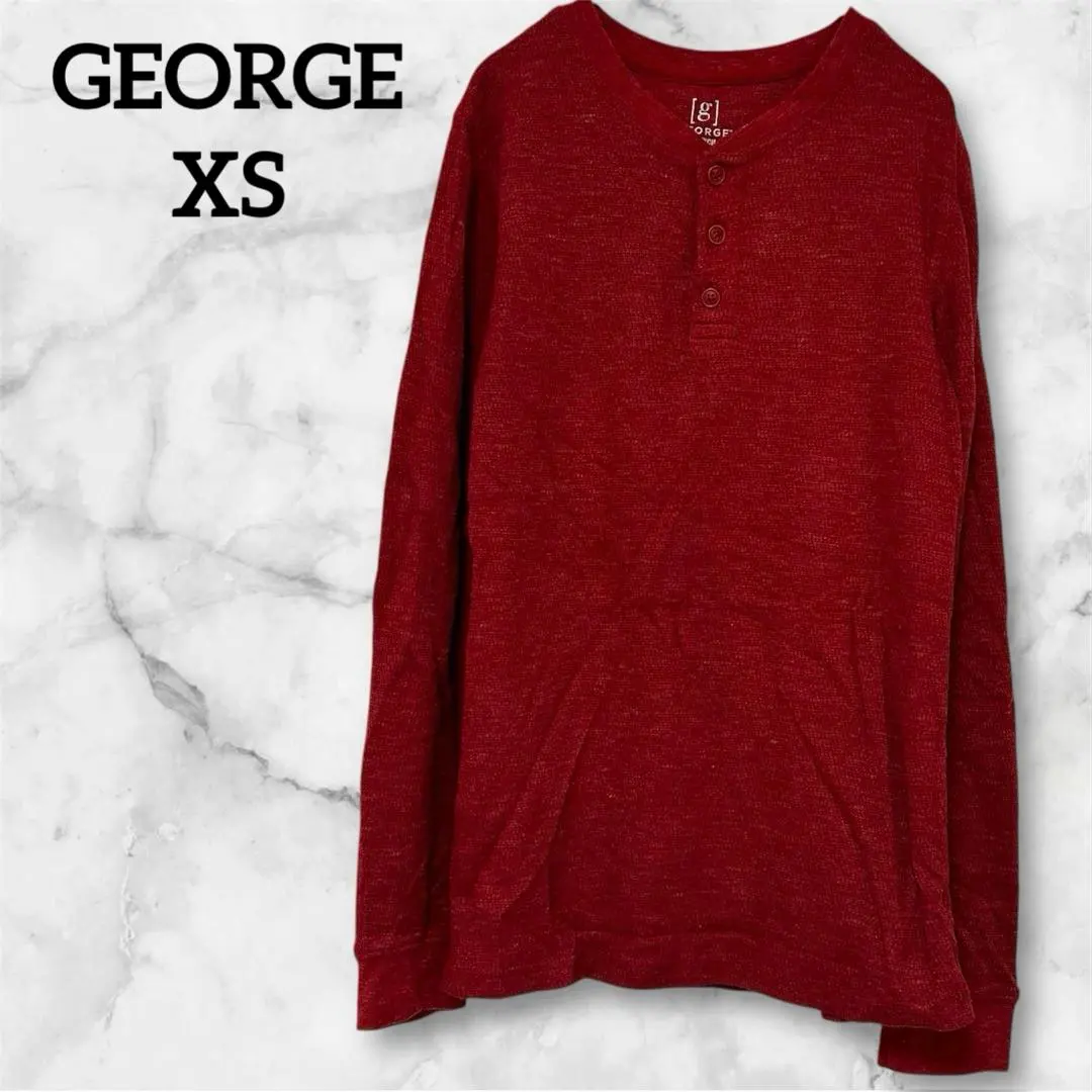 稀有✨GEORGE 【XS】喬治 長袖亨利領針織衫 的縮圖