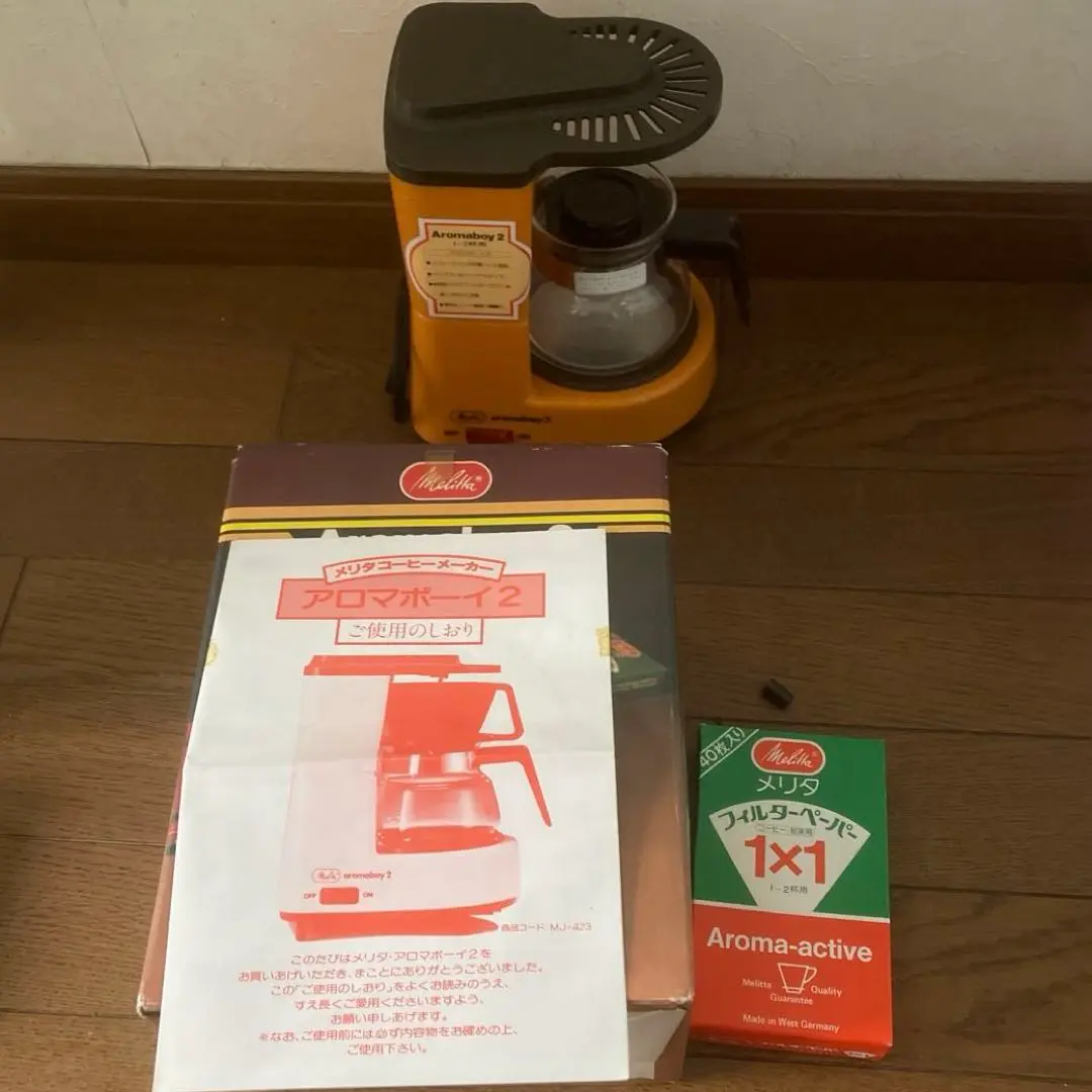 【未開封新品】メリタ アロマボーイ コーヒーメーカー フィルター2箱付 2025年最新】アロマボーイの人気アイテム - メルカリ