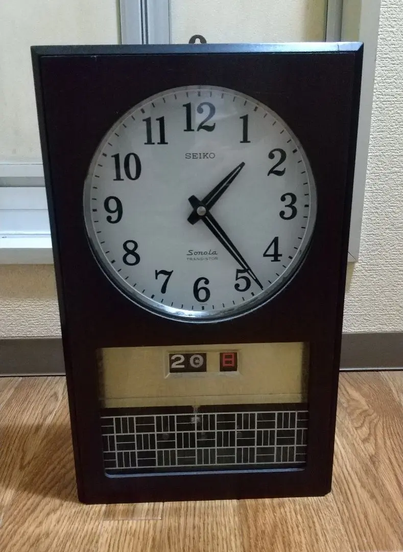 セイコー トランジスタ掛時計 #1 ソノーラ・STC-573 セイコー・ソノーラ・トランジスタ掛け時計・電池式・昭和40