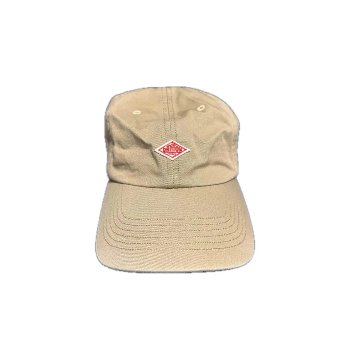 DANTON 丹頓 棉質斜紋布棒球帽 米色 的縮圖