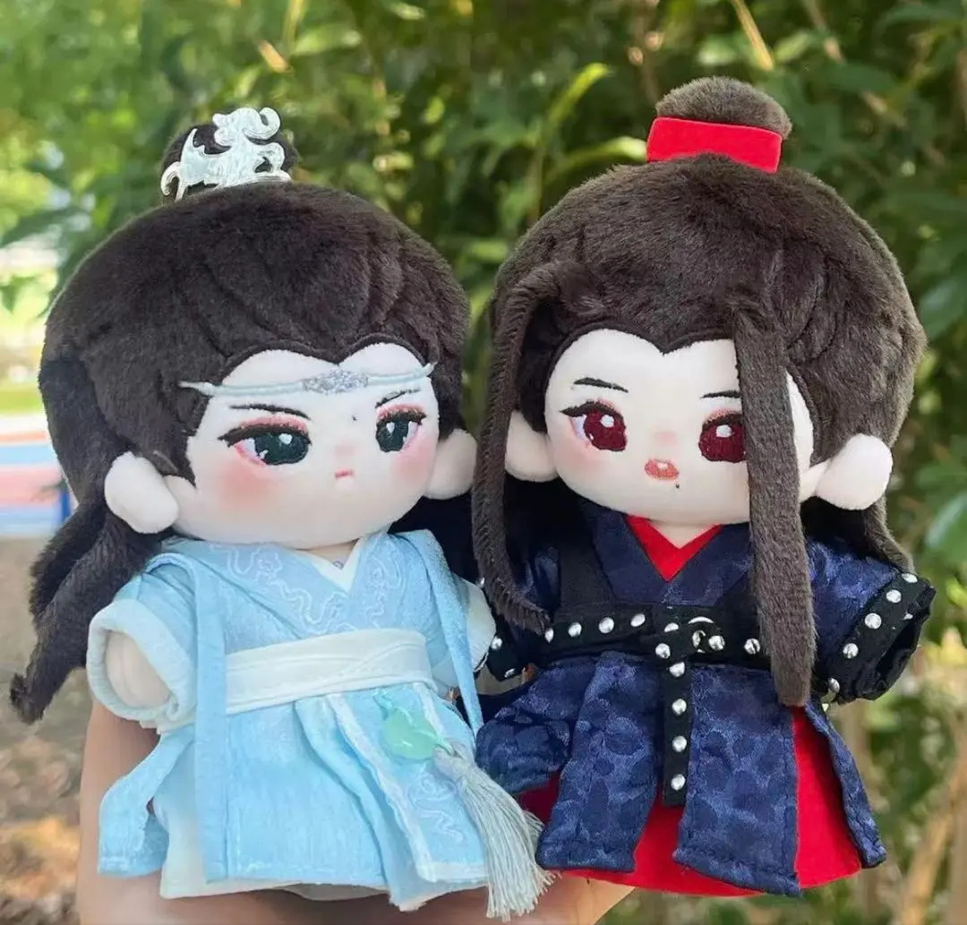 王一博 肖戰 10厘米玩偶換裝服裝 藍忘機 魏無羨 陳情令 的縮圖