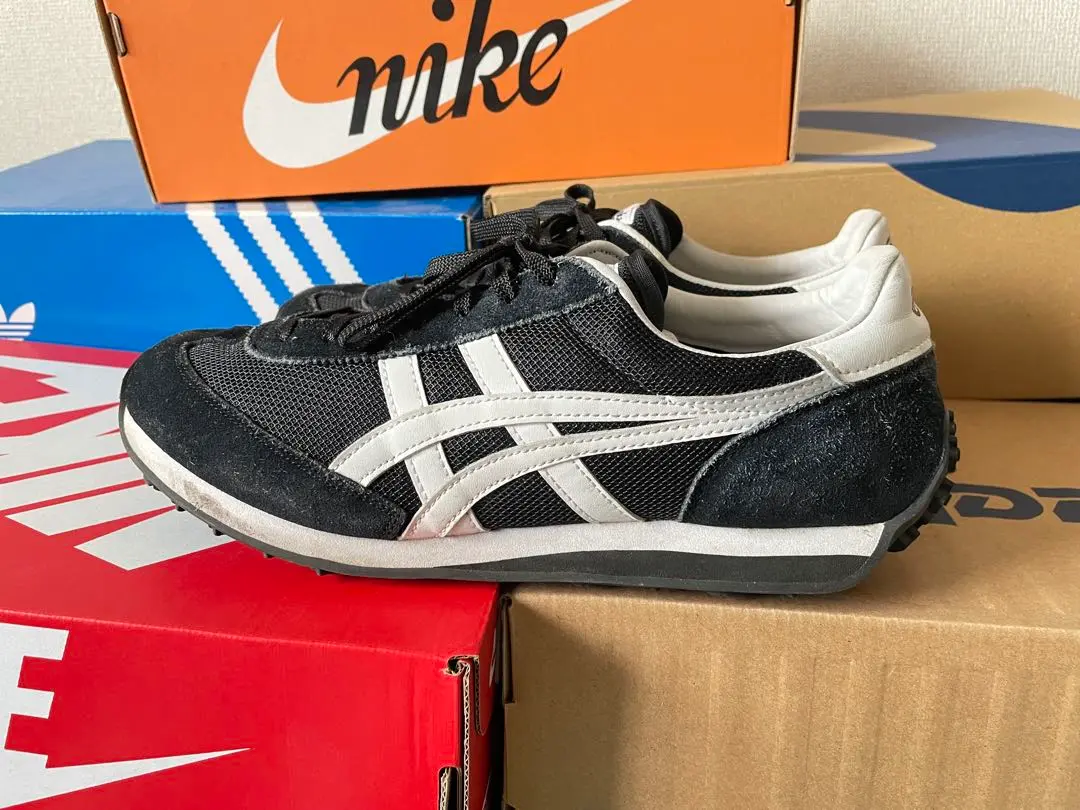 オニツカタイガー　TH503N レディーススニーカー 23.5 黒白 オニツカタイガー TH503N レディーススニーカー 23 5 黒白