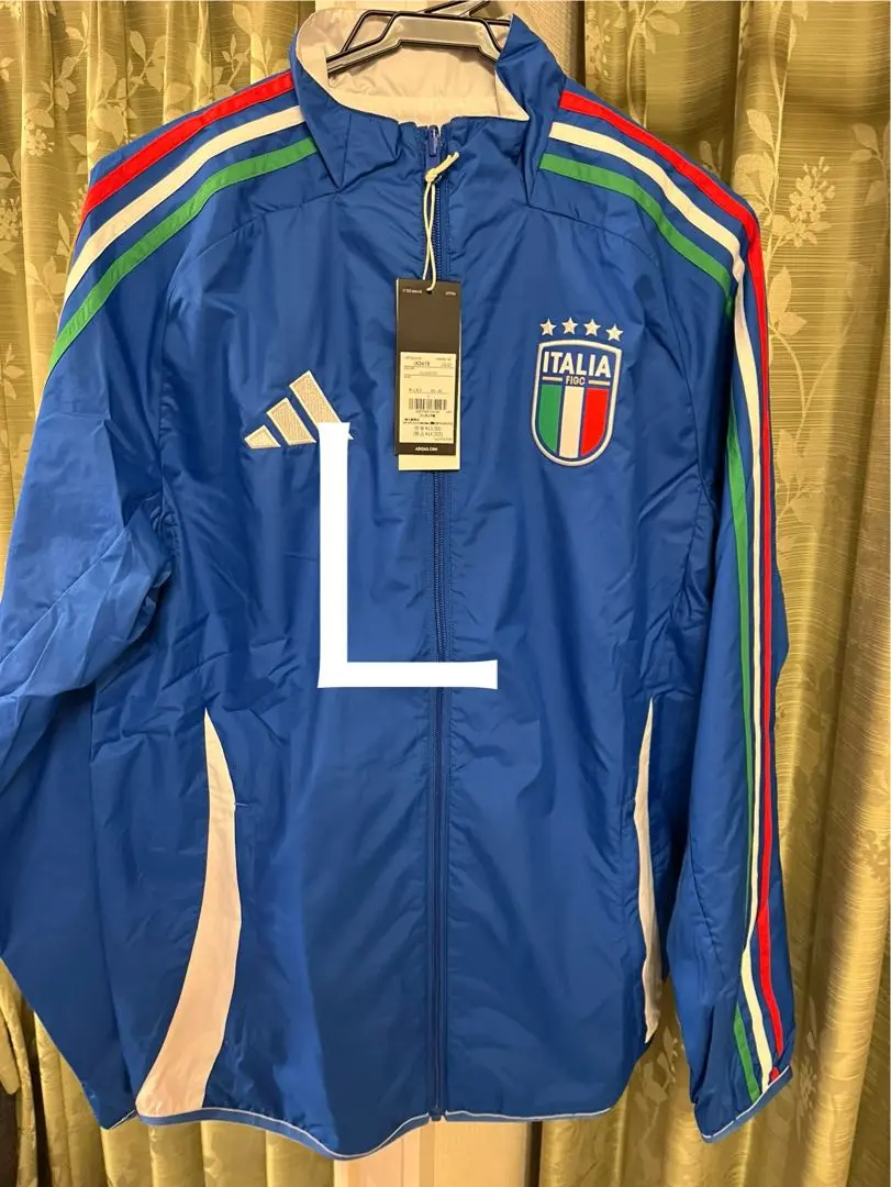 【新品未使用】イタリア代表　アンセムジャケット　リバーシブル　Lサイズ 2025年最新】イタリア代表アンセムジャケットの人気アイテム