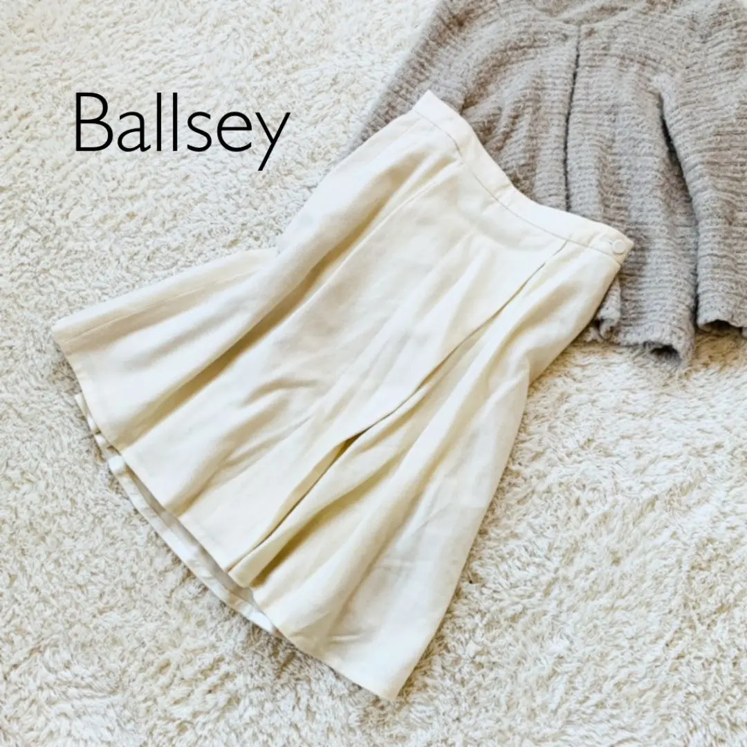 Thumbnail of Ballsey Wool Flare Skirt, Beautiful Silhouette, Ivory