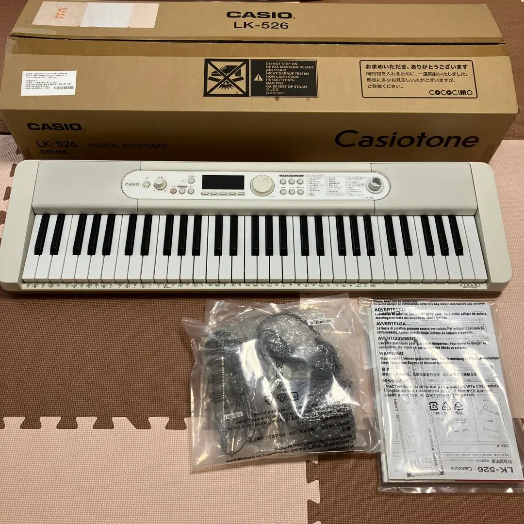 【未使用品】CASIO Casiotone LK-526 Yahoo!オークション -「カシオ lk526」の落札相場・落札価格