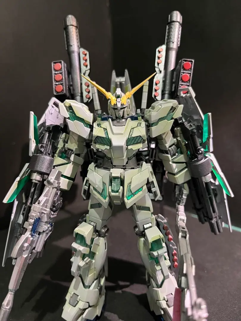 HGUC フルアーマーユニコーンガンダム 白バンシィ 塗装 完成品 バンダイ HGUC フルアーマーユニコーンガンダム 白バンシィ 塗装 完成品
