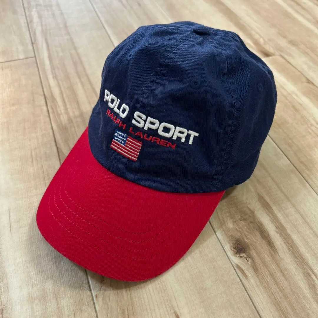 Thumbnail of Polo Sport Cap, Navy/Red
