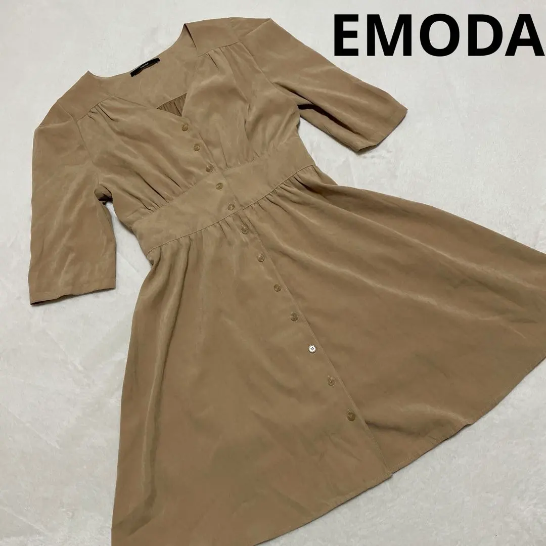 Thumbnail of Excellent condition EMODA Emoda short-sleeved puff sleeve dress tunic