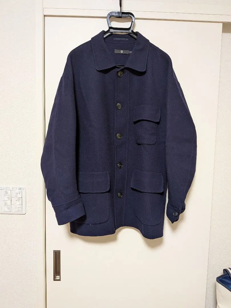 Thumbnail of UNIQLO +J Double Face Oversized Work Jacket (Wool Blend)