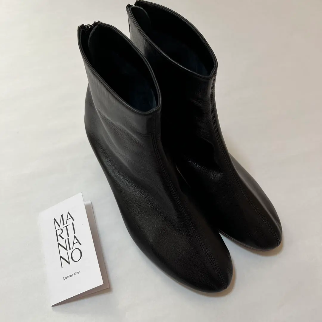 MARTINIANOブラックシューズ38 TOMORROWLAND｜Martiniano GLOVE フラットシューズ | Rakuten
