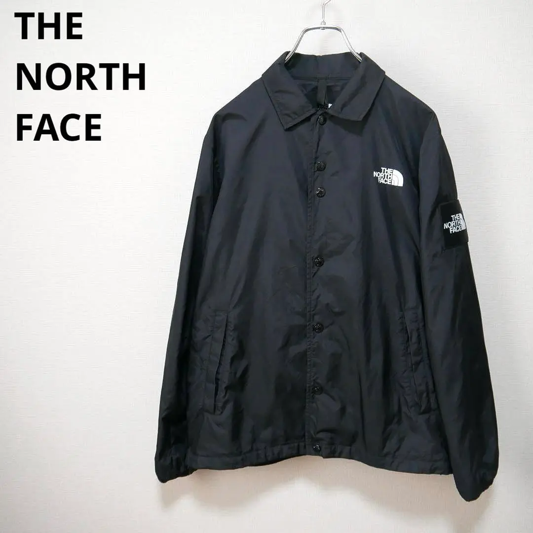 【値引き】THE NORTH FACE コーチジャケット M 黒　NP22030 THE NORTH FACE コーチジャケット メンズ アウター ノース
