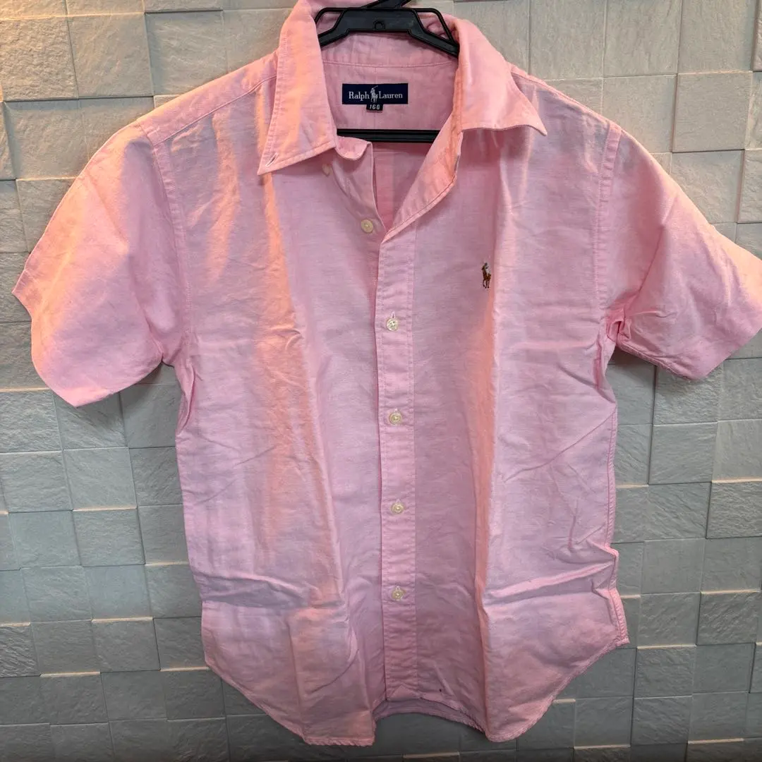 Thumbnail of Ralph Lauren pink polo shirt 160