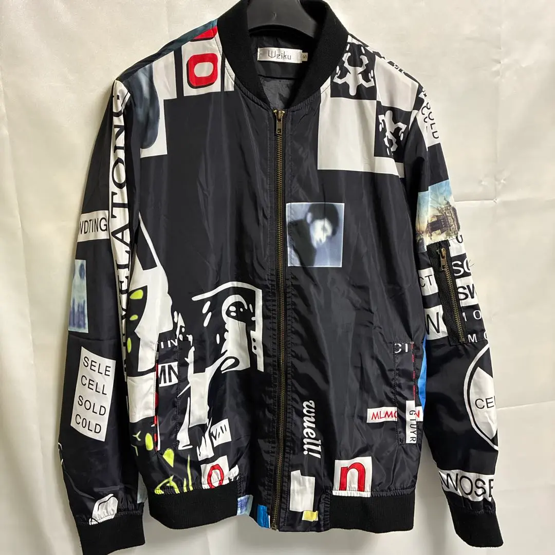 Weiku MA-1 飛行夾克 黑色 男士 夾克 S〜M 的縮圖